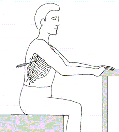 Pozycja pacjenta podczas punkcji opłucnej