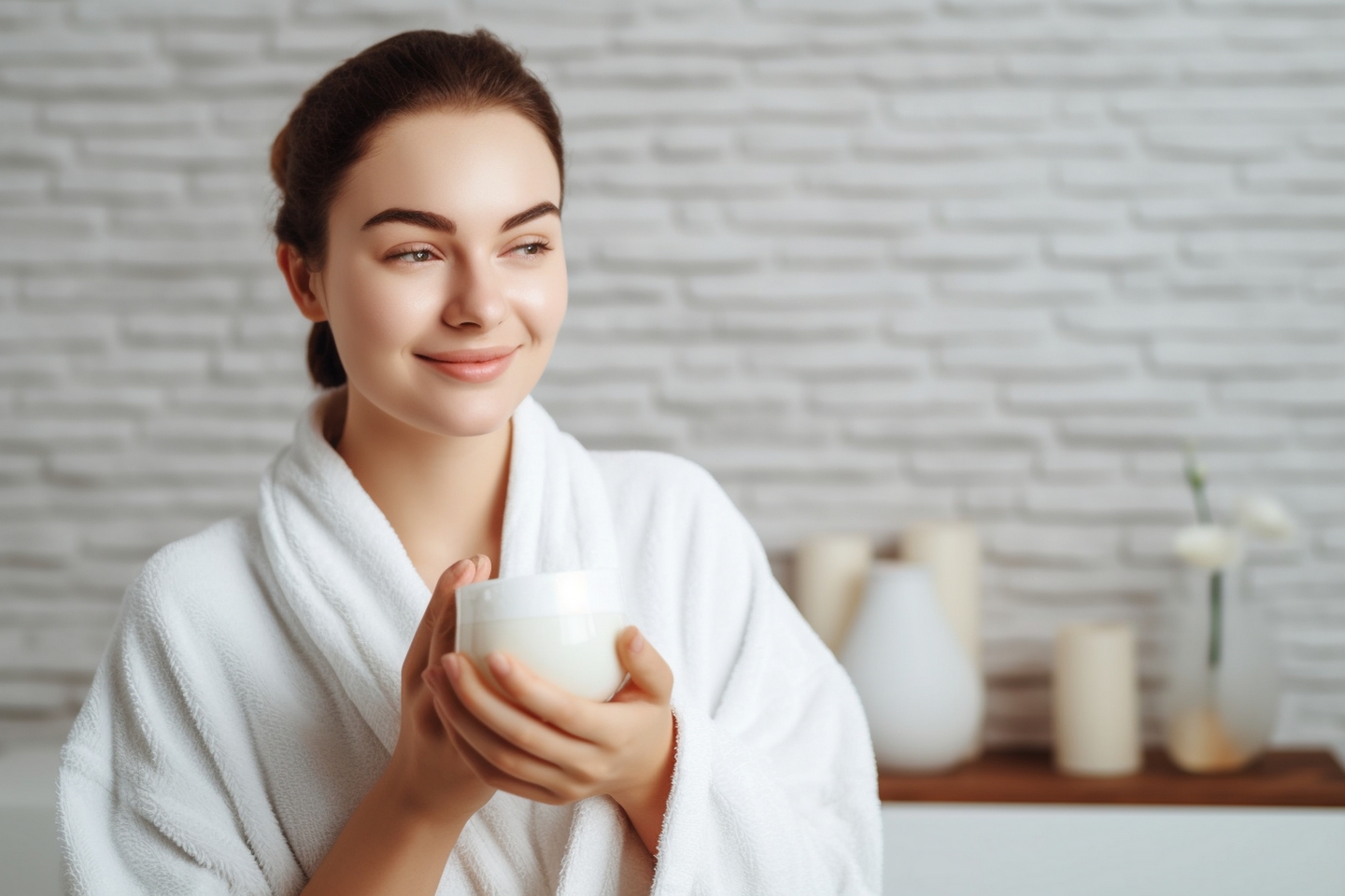 kobieta dbająca o skórę