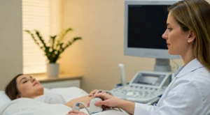 Badanie USG jajników u kobiety – diagnostyka zespołu policystycznych jajników (PCOS)