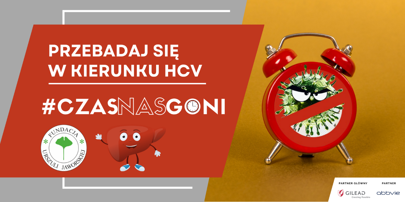banner akcji #czasnas goni, profilaktyka HCV