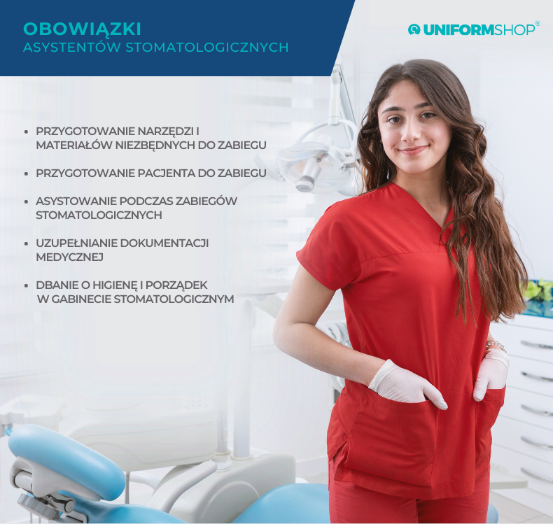 obowiązki asystentów stomatologicznych