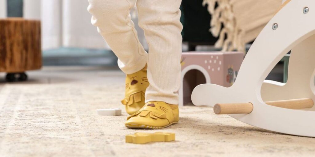 kapcie do żłobka dla dziecka barefoot