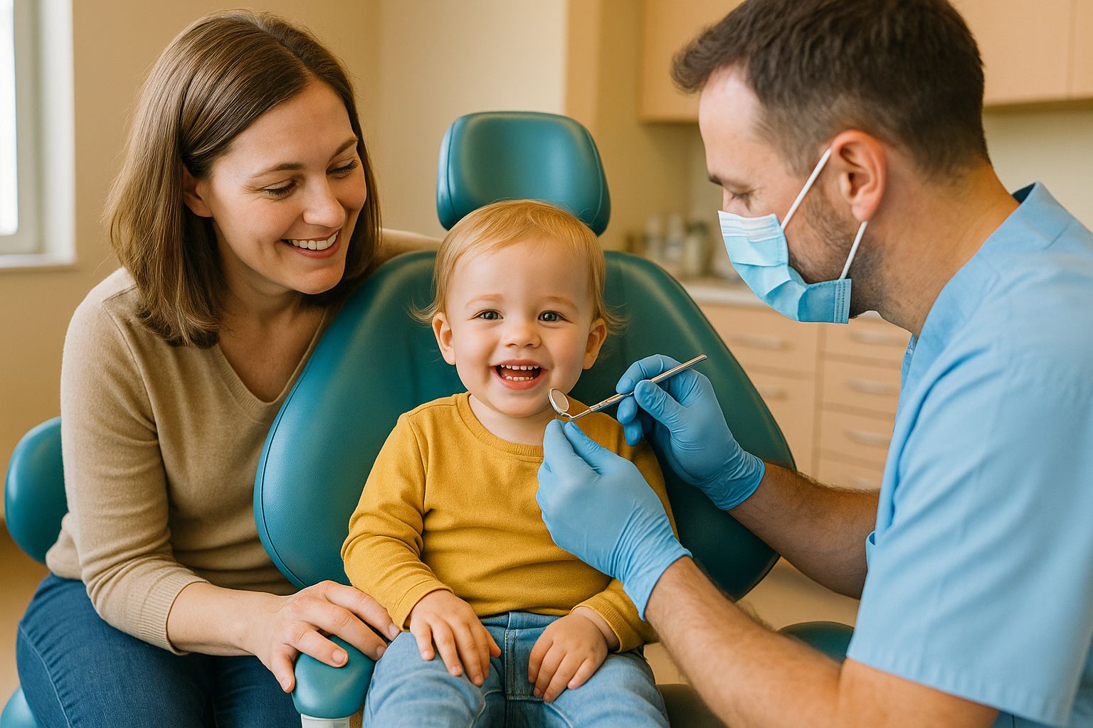 Kiedy zabrać dziecko na pierwszą wizytę u dentysty?